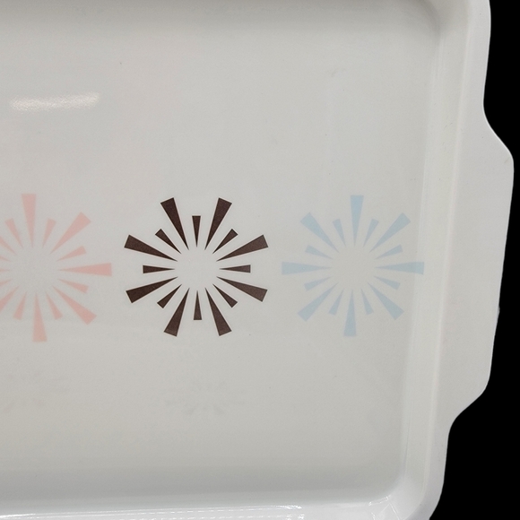 Target Melamine Serving Tray Platter Snowflake Starburst - Picture 3 of 7